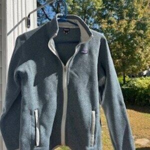 Patagonia Sweater Kids  XL Green Full Zip Better Sweater Fleece Jacket Outdoors